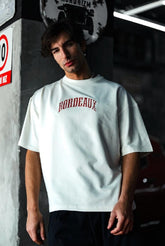 ESCOBAR BORDEAUX OVZ TEE, (ESC2) WHITE
